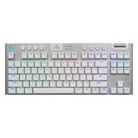 Геймърска клавиатура Logitech G915 X LIGHTSPEED TKL Low-Profile Wireless Gaming Keyboard - WHITE - US INT`L - EMEA28i-935